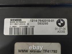 12147542310 Boîtier Moteur Uce pour BMW MINI CABRIO (R52) One 2004 116722
