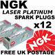 12x Ngk Laser Platine Allumage Bougies Bmw 750 5.4 Lt E38 95 N°3199