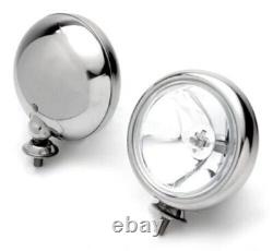 2 BMW Mini Spot Feux Conduite Lampes Acier Poli Wipac S6066 Comme Chrome