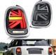 2 Feux Arri&egrave;re Led Noir Pour Bmw Mini One Cooper F55 F56 F57 De 01/2014 &agrave; 2019