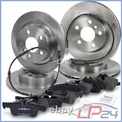 4x DISQUE DE FREIN +PLAQUETTES +CONTACT AVANT+ARRIÈRE POUR BMW MINI 32487187