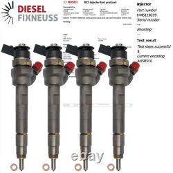 4x Mini One Cooper D R55 R56 R57 LCI R60 R61 Diesel N47N Injecteur 8506902