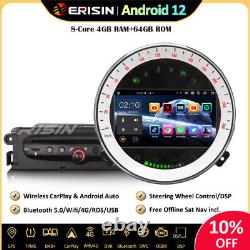 64GB DAB+Android 12 Autoradio GPS BT5.0 CarPlay TNT OBD Wifi For BMW Mini Cooper