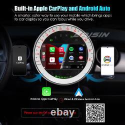 64GO 8-Cours Android 12 CarPlay GPS Autoradio DSP Wifi DAB+ Navi BMW Mini Cooper
