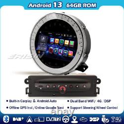 8-Core 64GB Android 13 Autoradio BMW Mini Cooper CarPlay WiFi DVD DVR Navi Radio