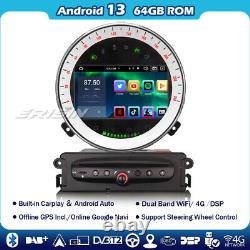8-Core 64GB Android 13 Autoradio BMW Mini Cooper CarPlay WiFi DVD DVR Navi Radio