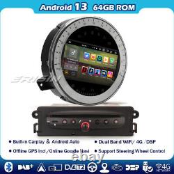 8-Core 64GB Android 13 Autoradio BMW Mini Cooper CarPlay WiFi DVD DVR Navi Radio