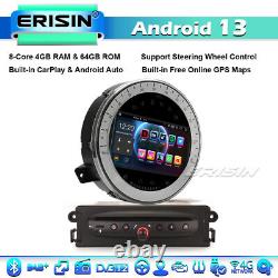 8-Core 64GO Android 13 Autoradio GPS pour BMW Mini Cooper TNT DAB+CarPlay BT 5.0