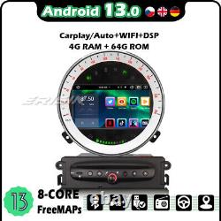 8-Core Android 13 Autoradio Navi BMW Mini Cooper CarPlay WiFi DVD GPS Navi Radio