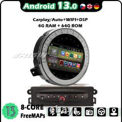 8-Core Android 13 Autoradio Navi BMW Mini Cooper CarPlay WiFi DVD GPS Navi Radio