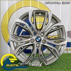 B566 4 Jantes en Alliage 18 Original BMW X1 X2 Série 1 2 F40 F45 F46 U10 U11