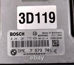 BMW MINI ONE Engine Control Unit Ecu CALCULATOR R55 R56 R57, 0261201775 7573701
