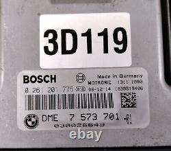 BMW MINI ONE Engine Control Unit Ecu CALCULATOR R55 R56 R57, 0261201775 7573701