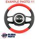 Bmw Mini Cooper One R56 R60 Neuf Volant Noir/rouge Cuir 2 Rayons
