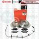 Bmw Mini One / D / Cooper + -06 Arrière Brembo Disques De Frein Et Plaquettes +