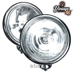 BMW Mini R50 R53 MK1 COOPER Marche Projecteurs Conduite Lampes Paire Chrome