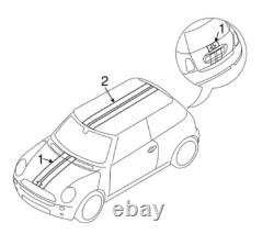 Bandes décoratives blanches bmw MINI Cooper One R55 d 1.6 2.0 51140441916