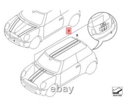Bandes décoratives blanches bmw MINI Cooper One R55 d 1.6 2.0 51140441916