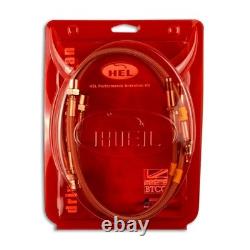 Câbles de frein BMW Mini R50 One 1.4 04/2001-04/2003 noir HEL Stahlflex