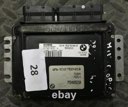 Calculateur SIEMENS MINI ONE S118012001N N 7527610-01 S83293 BMW
