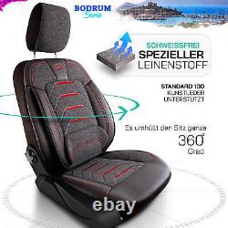 Car Seat Covers Siège Convient pour BMW Mini Cooper One R50 Bodrum (1+1) Rot