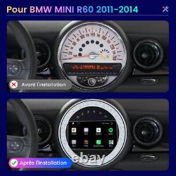 Carplay Android 11 Autoradio Pour BMW MINI R60 Cooper 2011-2014 GPS NAVI 4G WiFi