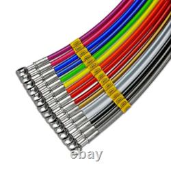 Conduites de frein BMW Mini R55 LCI Clubman One d noir HEL Stahlflex
