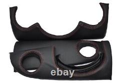 Couture Rouge Pour BMW Mini One Cooper S 04-07 Trois Pièce Bord Kit Cuir Housses