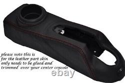 Couture Rouge Pour BMW Mini One Cooper S R50 R53 01-03 Console Centrale Cuir De