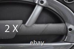 Coutures Noires Pour BMW Mini ONE COOPER S 2004-2006 2X Cuir Porte Bord Housses