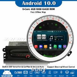 DSP DAB+Android 10.0 Autoradio Navi CarPlay Wifi For BMW Mini Cooper Navi 8-Core