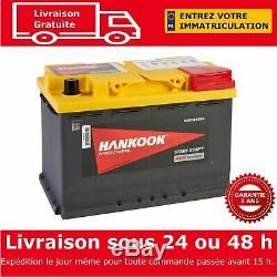 Hankook 12V 70Ah AGM Start Stop Batterie de Démarrage Pour Voiture 277x174x190mm