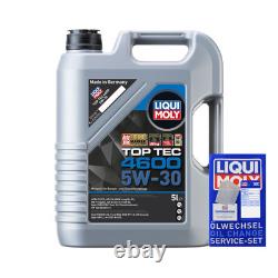 Inspection Set Huile Liqui Moly Top Tec 4600 5W-30 5L pour Mini One BMW X1