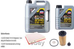 Inspection Set Liqui Moly Top Tec 4100 5W-40 6L pour Mini One BMW X1