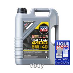 Inspection Set Liqui Moly Top Tec 4100 5W-40 6L pour Mini One BMW X1