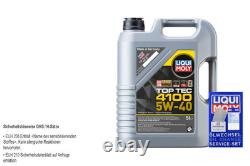Inspection Set Liqui Moly Top Tec 4100 5W-40 6L pour Mini One BMW X1