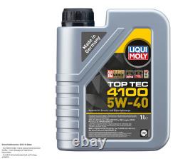 Inspection Set Liqui Moly Top Tec 4100 5W-40 6L pour Mini One BMW X1