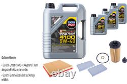 Inspection Set Liqui Moly Top Tec 4100 5W-40 8L pour Mini One BMW X1