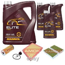 Kamoka Inspection Set mannol Elite 5W-40 8L pour Mini- One Cooper BMW