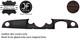 Kit De Dash Cinq Pièces En Cuir Rouge Pour Bmw Mini One Cooper S 00-04 Dsg2