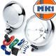 Kit De Projecteur Spot Chrome Avec C&acirc;blage Wipac Pour Bmw Mini Cooper S One Mk1