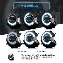 Kit Plein Phare LED pour BMW Mini Cooper R55 R56 R57 R58 R59 2007-2013