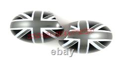 Noir Union Jack Rétroviseur Bouchon Pour MK1 BMW Mini Cooper / One / S Rhd