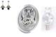 Phare Compatible Avec Bmw Mini R50 R52 R53 04-06 Gauche + Ampoule Clignotant