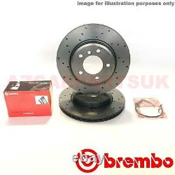 Pour BMW Mini One / D / Cooper+S -06 Arrière Foré Brembo Frein Disques Patins