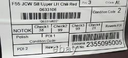 Pour Mini F55 Jcw 3-Door Véritable Côté Gauche Seuil Supérieur / Jupe Chili