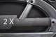 Rouge Broderie Pour Bmw Mini One Cooper S 2004-2006 2x Cuir Porte Bord Housses