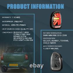 VLAND Feu arrière LED Pour BMW Mini Cooper Countryman R60 2010-2016