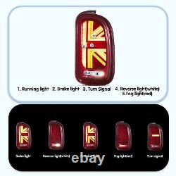 VLAND Feu arrière rouge LED Pour 2007-2013 BMW MINI Cooper Clubman R55
