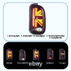 VLAND LED Feu arrière fumé LED Pour 2007-2013 BMW MINI Cooper Clubman R55